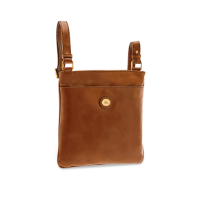THE BRIDGE Story Line Bag Shoulder Bag Brown Leather 05251801-14 man made in Italy Firenze icon 