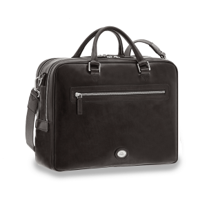 The Bridge Story uomo leather briefcase black 40cm 06350001-20