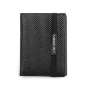 A.G. Spalding FULTON Vertical wallet in perforated leather 8cc with elastic closure MAN SPORT CASUAL