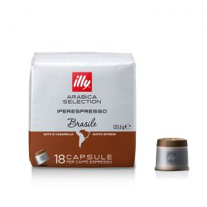 Illy Coffee Intense taste Iperespresso Arabica Selection Brazil Capsule 