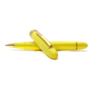 Omas Ogiva 556 rollerball pen in yellow resin