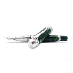 Aurora Ambienti Collection Jungle Green Fountain Pen Limited Edition 946-AJ man woman Italian manufacturing collectibles