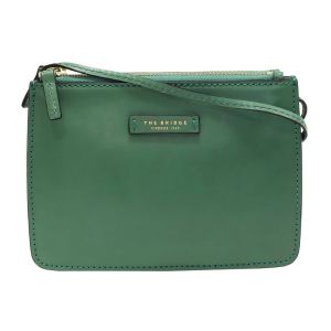 The Bridge Aurora Woman shoulder bag Green Leather 04351201-KA new collection Spring Summer 2022