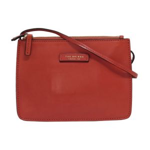 The Bridge Aurora Woman shoulder bag Red Leather 04351201-L1 New Collection spring summer 2022