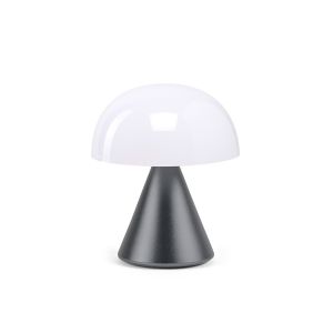 Lexon Design MINA Mini LED lamp USB charging Gray metal base