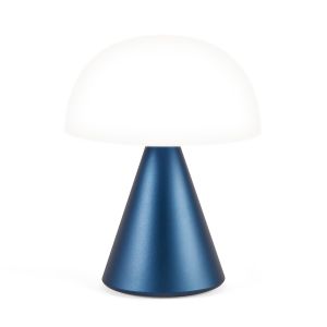 Lexon Design MINA Mini lampada a LED Ricarica USB Base blu Metal