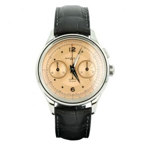 Montblanc watch Heritage Pulsograph Limited Edition Chrono Salmon 