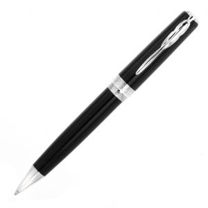 Pineider Avatar Collection Graphene Black Fountain pen PP2101B Florence Skyline writing instruments Made Italy Design Man Woman