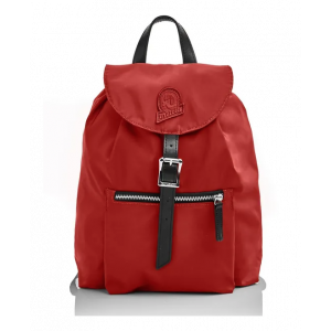 Invicta Backpack Mini Alpine Nylon Red Leather Details Icon Collection
