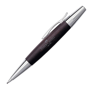 Faber Castell Design collection e-motion penna a matita moka in legno cromato 138381