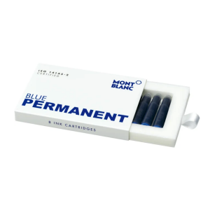Montblanc Ink cartridges Permanent Blue 128208