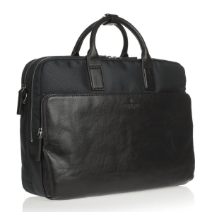 A.G. Spalding Bag Briefcase double handle METROPOLITAN Nylon Black Leather