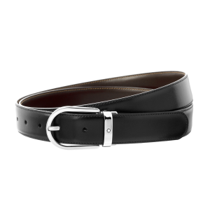 Montblanc Horseshoe buckle black/brown 30 mm reversible