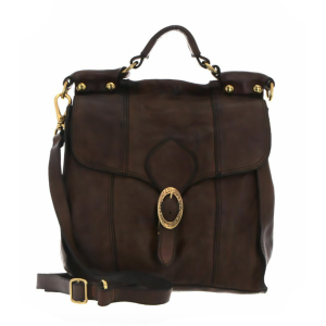 Campomaggi Woman Bag Satchel Shoulder Medium Agate Leather Brown C025660ND-C1501