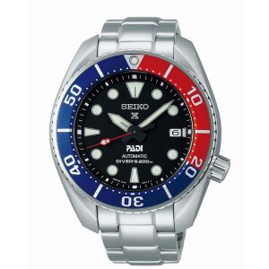 Seiko Prospex Sumo Special Edition Padi Automatic Diving Watch 45mm SRPB181J1 man Colection new 2021 Pepsi