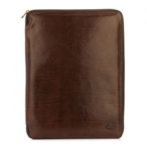 The Bridge Story Conference Folder Organizer Brown With Zip 01904501-14