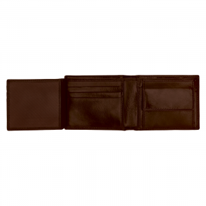 The Bridge Story Wallet 6cc Coin Case View Pocket Brown Leather 01430701-14 Man