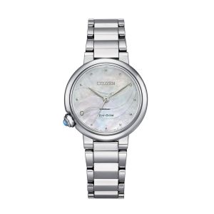 Citizen L Women Watch Eco Drive Mother of Pearl Dial 30mm EM0910-80D