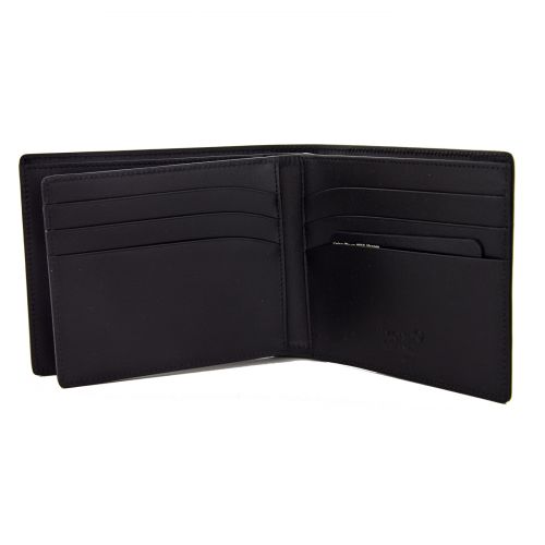 Montblanc Meisterstuck Wallet 6cc 2 View Pocket Black shiny Leather 16354 Trifold Wondersmall