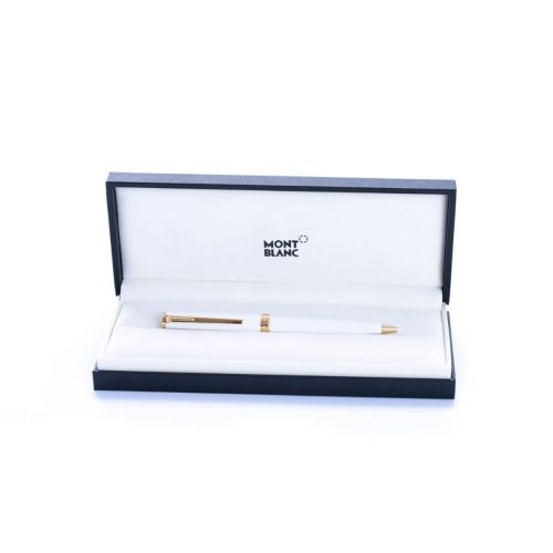 Montblanc Pix Ballpoint pen white gold trim 117659 Wondersmall