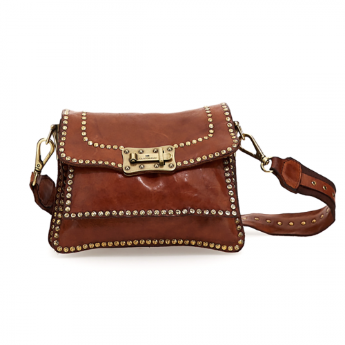 Campomaggi Agnese Tracollina media in pelle cognac C016500ND X0007 C1502 Wondersmall
