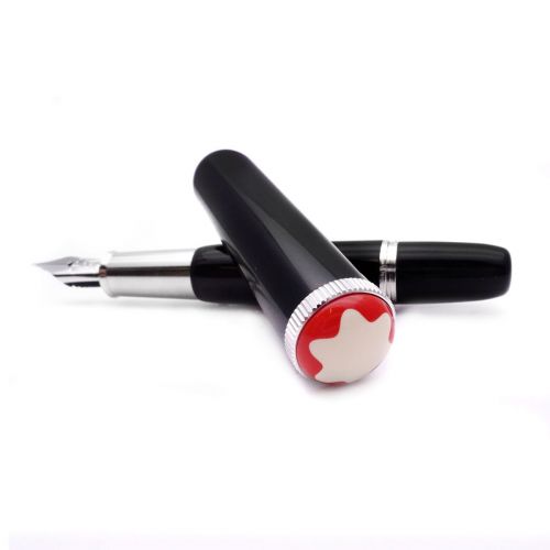 Montblanc heritage rouge et noir fountain pen clearance