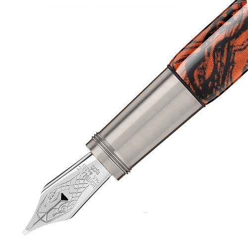 Montblanc serpent fountain pen top