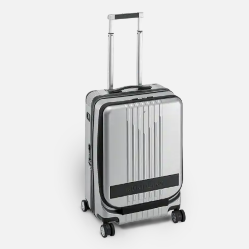 Montblanc MY4810 Cabin Trolley with front pocket Silver Wondersmall