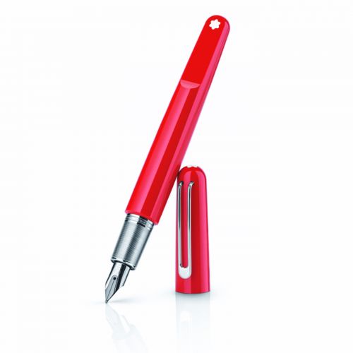 Montblanc red m hot sale