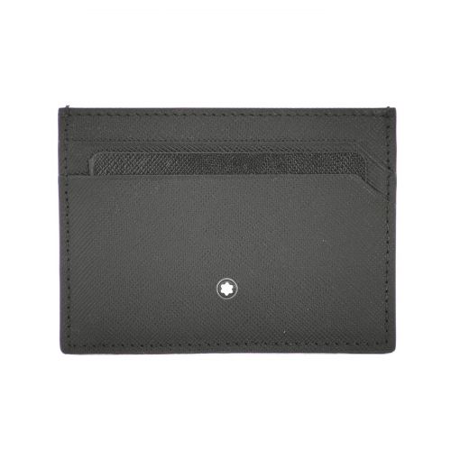 Montblanc Sartorial Small Wallet Pocket 5cc Black Leather 114603 Wondersmall