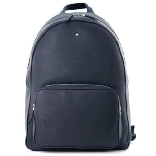 Montblanc Meisterstuck Soft Grain Backpack Large Blue Wondersmall