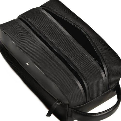 My Montblanc Nightflight toiletry bag with 2 zippers | Wondersmall.com