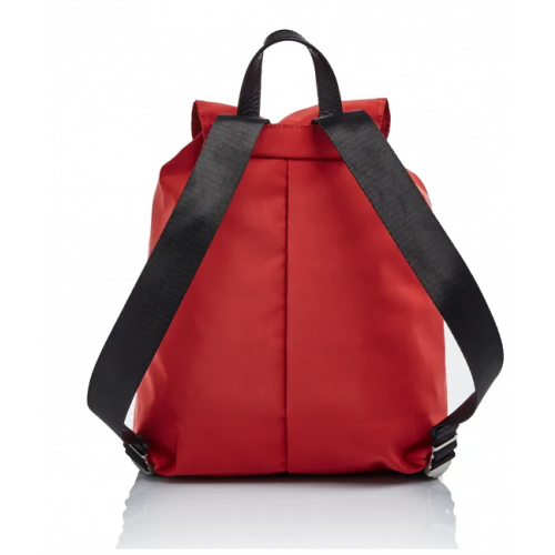 Invicta Zaino Mini Alpino Nylon Rosso Dettagli Cuoio Wondersmall