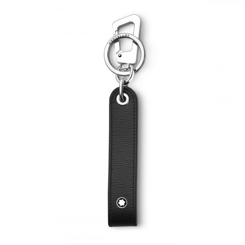 Montblanc Meisterstuck 4810 Leather Keychain with loop Key ring Fob 129257 Wondersmall