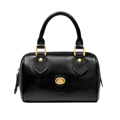 The Bridge Bowling Handbag Linea Story Leather Black