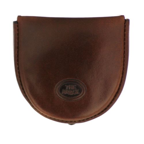 The Bridge Coin Purse HEEL Story Line Brown Leather 01302501 14 Wondersmall